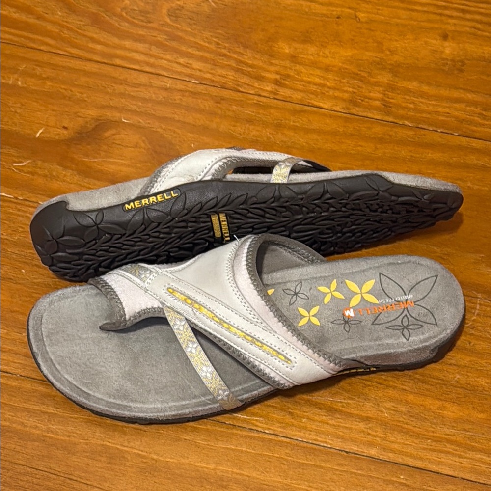⭐️Merrell Women's Terran Gray Sandals Size 10 - Picture 9 of 11